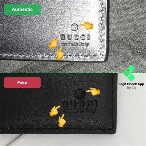 fake gucci wallet black leather|How to Tell if a Gucci Wallet is Real .